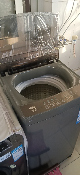 海尔(Haier)8公斤 家用 全自动波轮洗衣机自编程速洗除菌洗漂脱可调 以旧换新XQB80-Z606晒单图