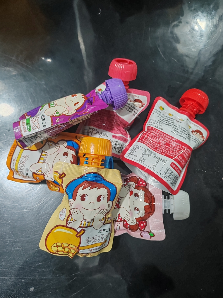 不二家吸吸果冻混合口味*6包卡通可爱儿童礼物可吸果冻幼儿园分小孩休闲零食品晒单图