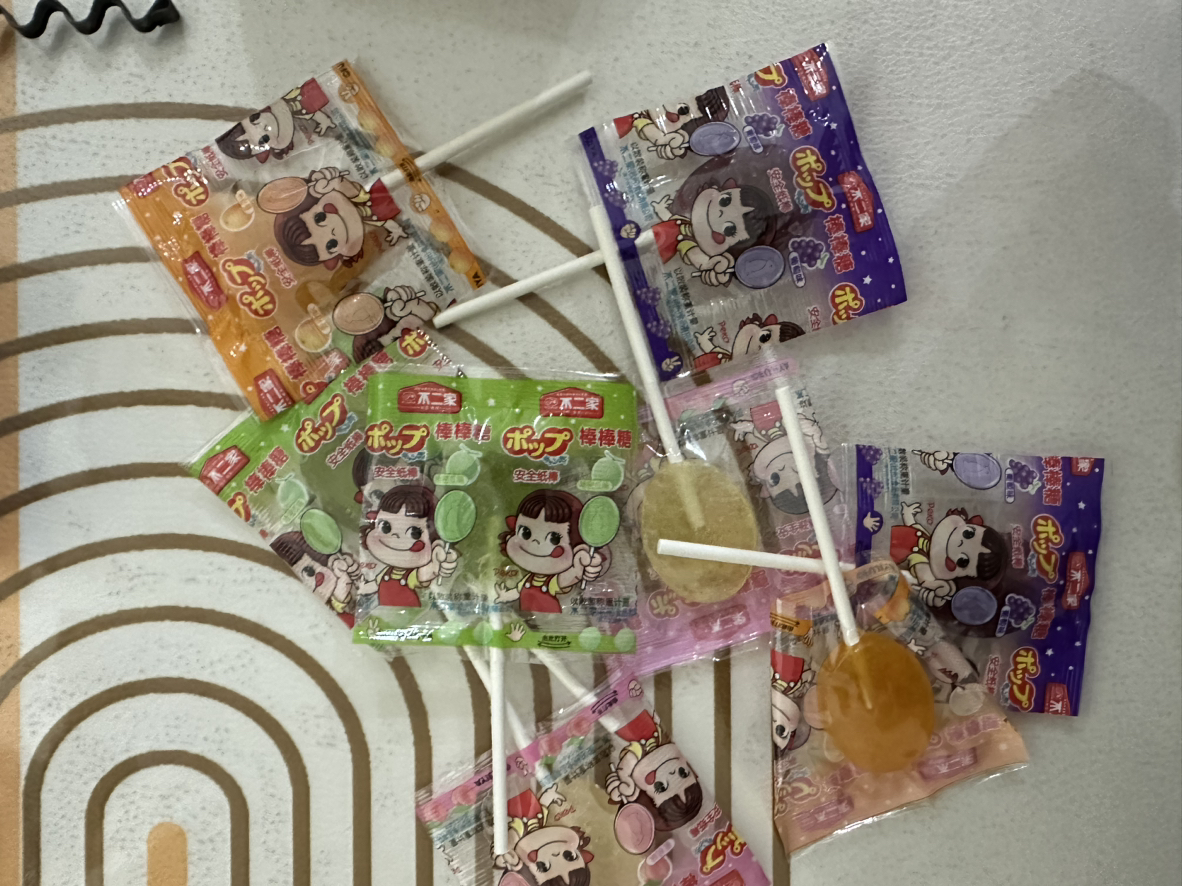 [8支]不二家棒棒糖50g袋装水果口味休闲儿童零食棒棒糖晒单图