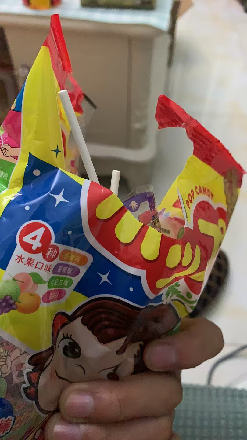 [20支]不二家棒棒糖125g袋装水果口味休闲儿童零食棒棒糖晒单图