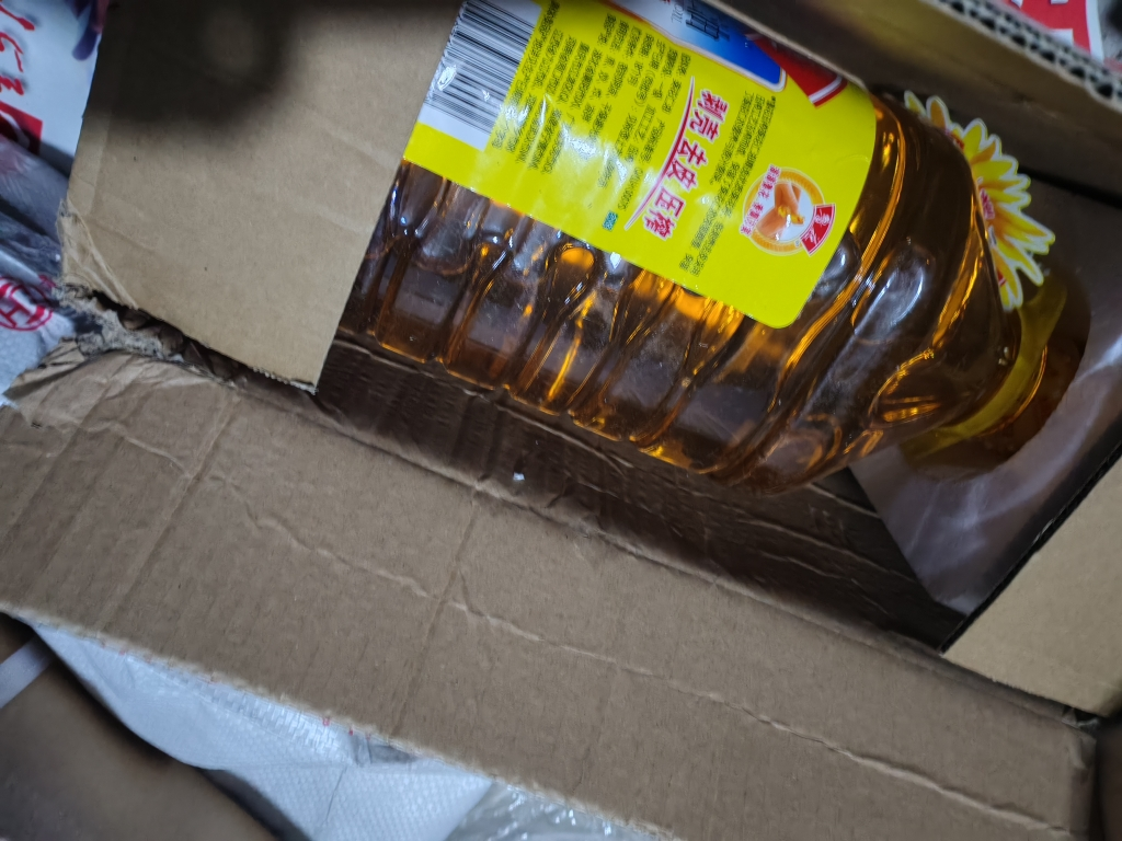 鲁花压榨葵花仁油5L 物理压榨 桶装植物油葵花籽油 食用油晒单图