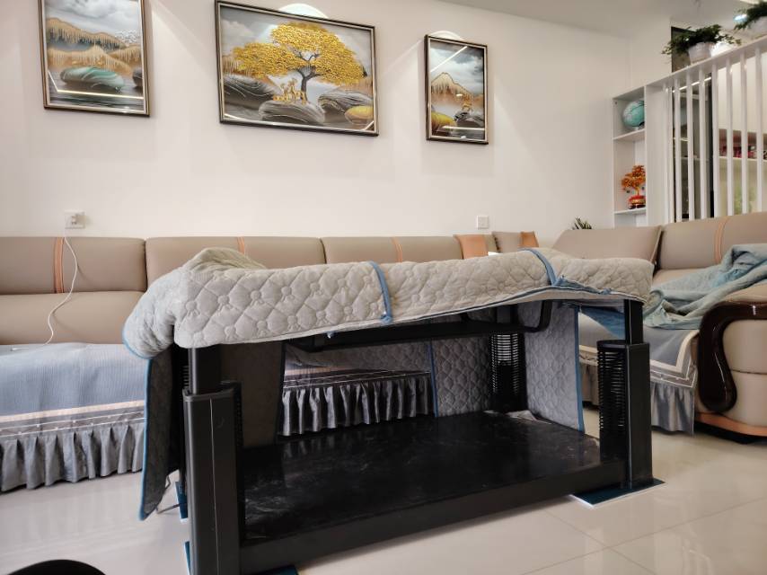 雪中情2025新款取暖桌电暖桌烤火桌一体升降茶几电暖炉长方形电烤桌家用客厅烤火茶几电烤桌取暖炉子烤火炉电炉桌省电电烤桌晒单图