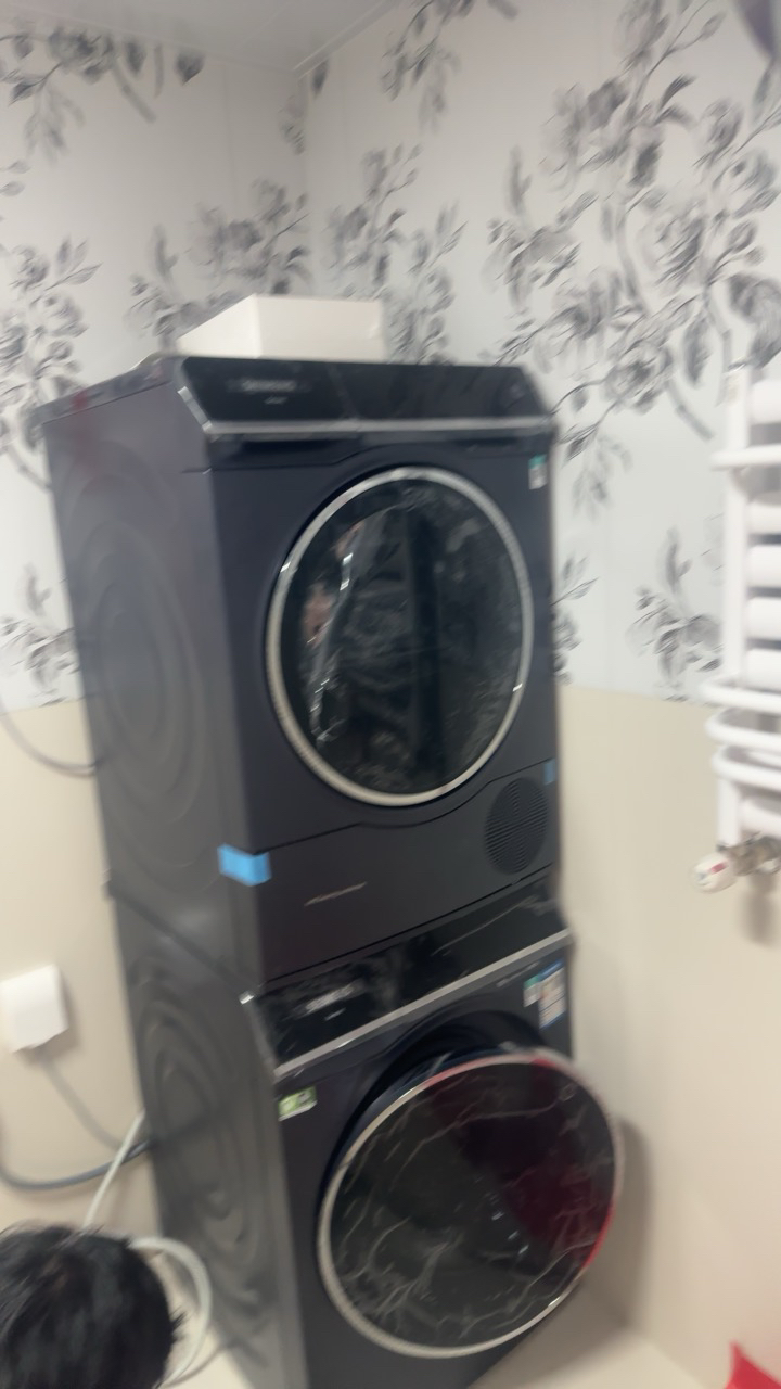 西门子10公斤大容量热泵变频烘干机干衣机家用 除菌 晶御智能 IMD全触控 冷凝器自清洁深层纤维护理WQ56C3D10W晒单图
