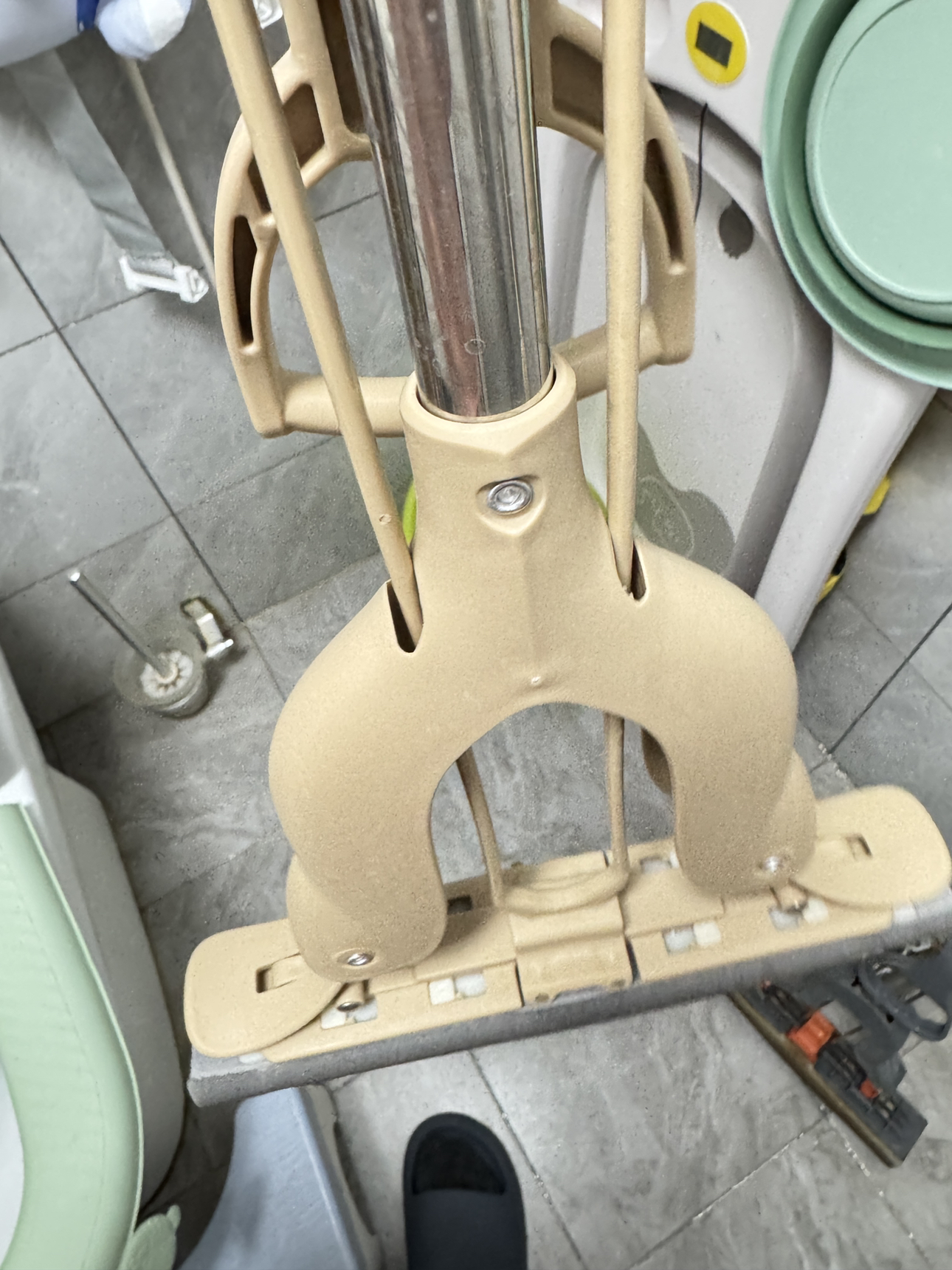 美丽雅maryya 对折挤水胶棉拖把 家用免手洗 PVA拖把及拖把头晒单图