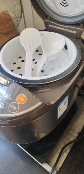 苏泊尔(SUPOR)电饭煲家用5L大容量3-8人多功能电饭锅球釜不粘内胆24小时智能预约定时香弹柴火饭一键香弹煮蛋糕功能晒单图