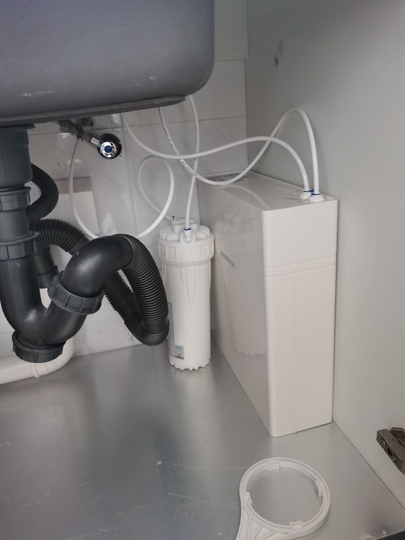 汉斯顿/Hunsdon[国家补贴]净水器家用厨房自来水过滤器厨下式无桶大流量净水机320EY 120L/H不用电无废水晒单图