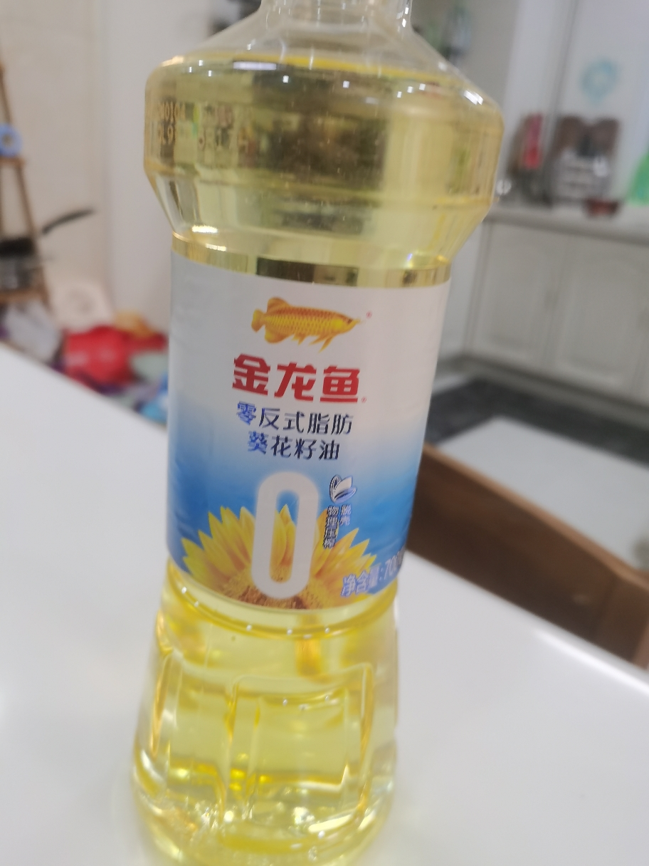 金龙鱼阳光零反式脂肪葵花籽油700ml/瓶 家用食用油厨房炒菜烹饪晒单图