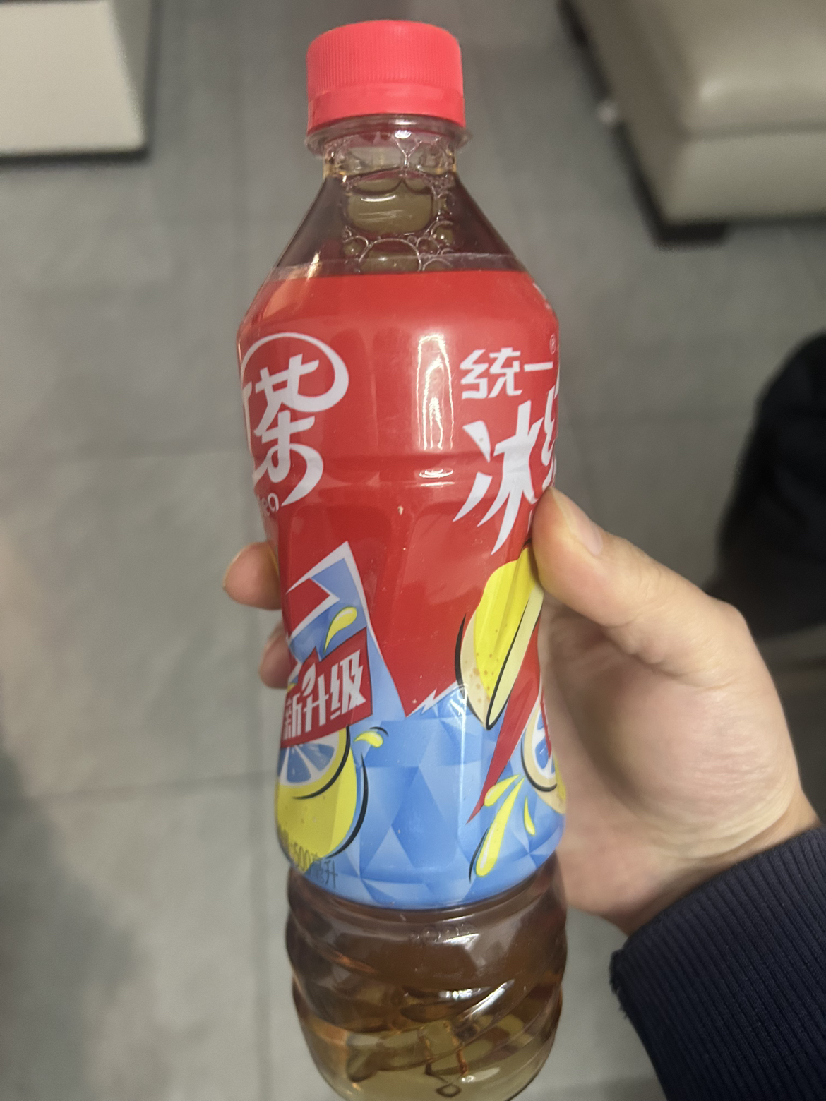 统一 冰红茶 柠檬味 500ml*5瓶装 新旧包装交替发货晒单图