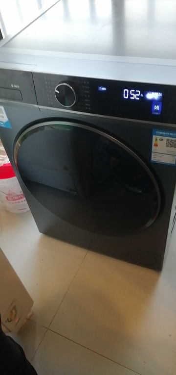 海尔(Haier)全自动家用滚筒洗衣机10KG洗烘一体精华洗2.0 一级变频智能投放节能XQG100-HBD12519晒单图
