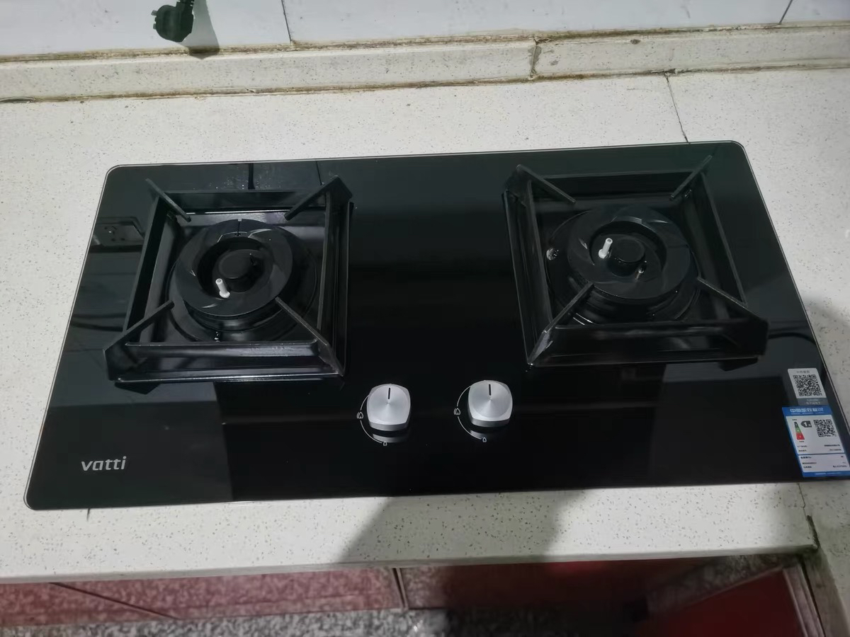 华帝(vatti)4.3KW大火力 天然气燃气灶i10055B(液化气联系客服) 一级能效钢化玻璃双眼灶 台嵌两用灶具晒单图