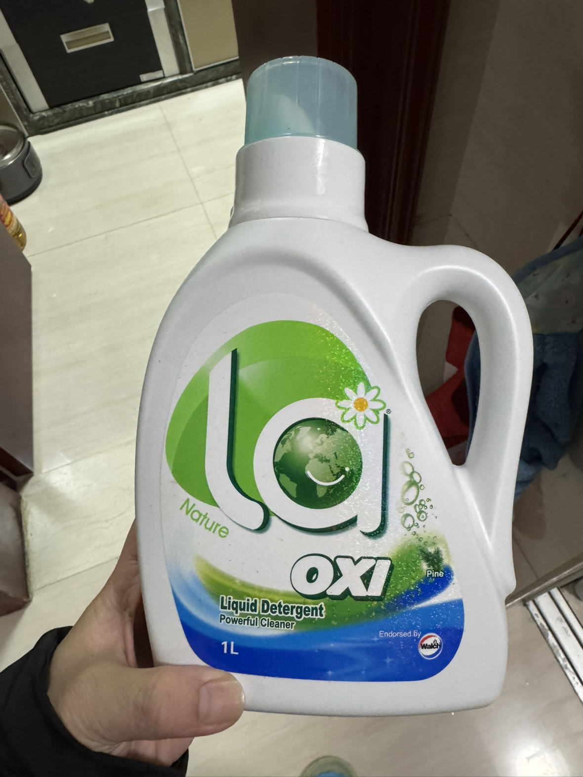 威露士(Walch)洗衣液松木香1L 抗菌有氧洗 除螨除菌率99% 机洗手洗晒单图