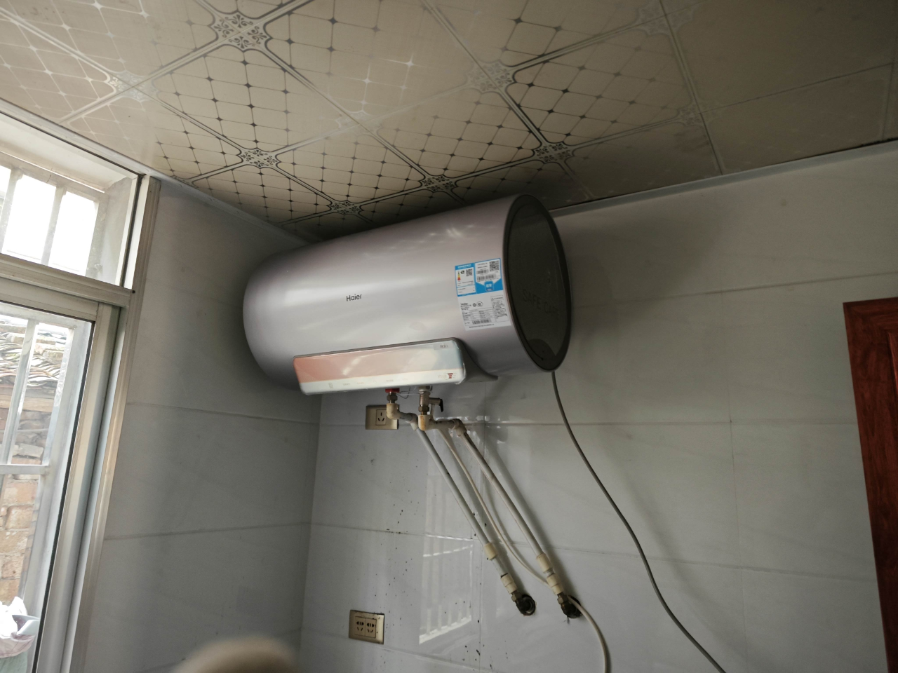Haier/海尔家用电热水器EC6001-MC3U1 60升智能速热 租房优选 WIFI智控 健康抑菌 一级能效晒单图