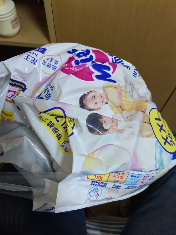 日本进口花王(Merries)妙而舒经典款拉拉裤特大号XXL26片(15-28kg)新生儿出生婴儿男女宝宝学步裤尿不湿晒单图