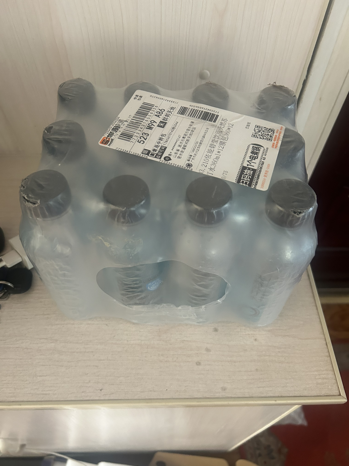 依能天然苏打水弱碱性ph8.0+无添加饮用天然水360ml*12晒单图