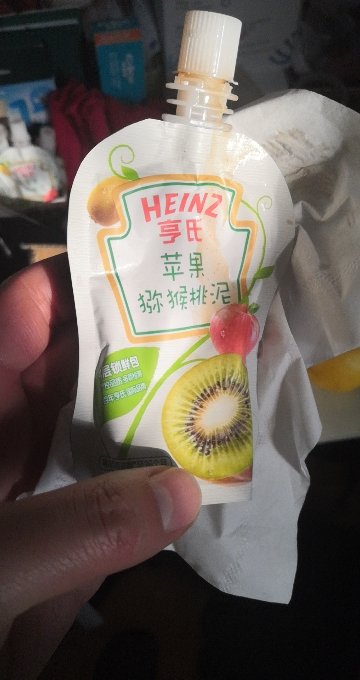 亨氏(Heinz)婴幼儿营养果泥-苹果香芒玉米78g适用辅食添加初期以上亨氏超金婴儿果泥无添加宝宝辅食果泥吸吸袋宝宝零食晒单图