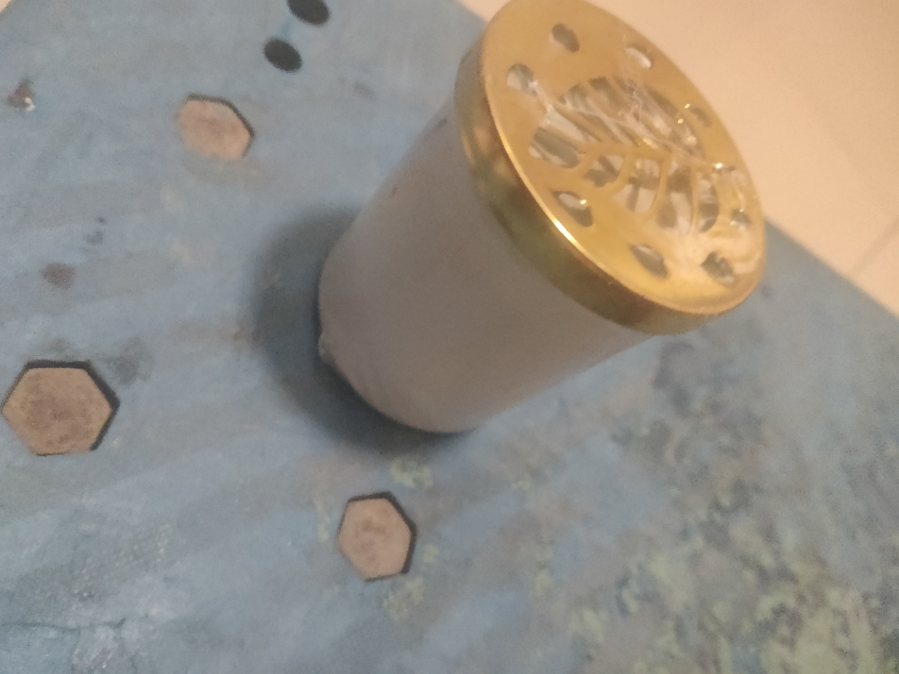 [栀子花一瓶]金色枫叶固体香膏天然高级汽车香薰高档持久淡香氛清新自然留香晒单图