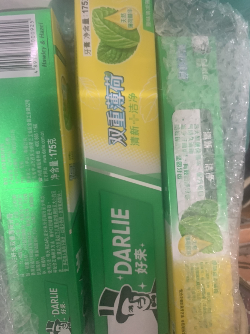 DARLIE好来(原黑人)双重薄荷牙膏90g 清新口气 防蛀固齿晒单图