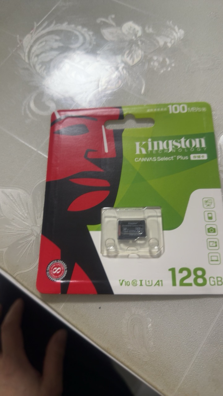 金士顿(Kingston)128GB TF(MicroSD)存储卡U1 C10 A1 V10高速PLUS版 读速100M晒单图