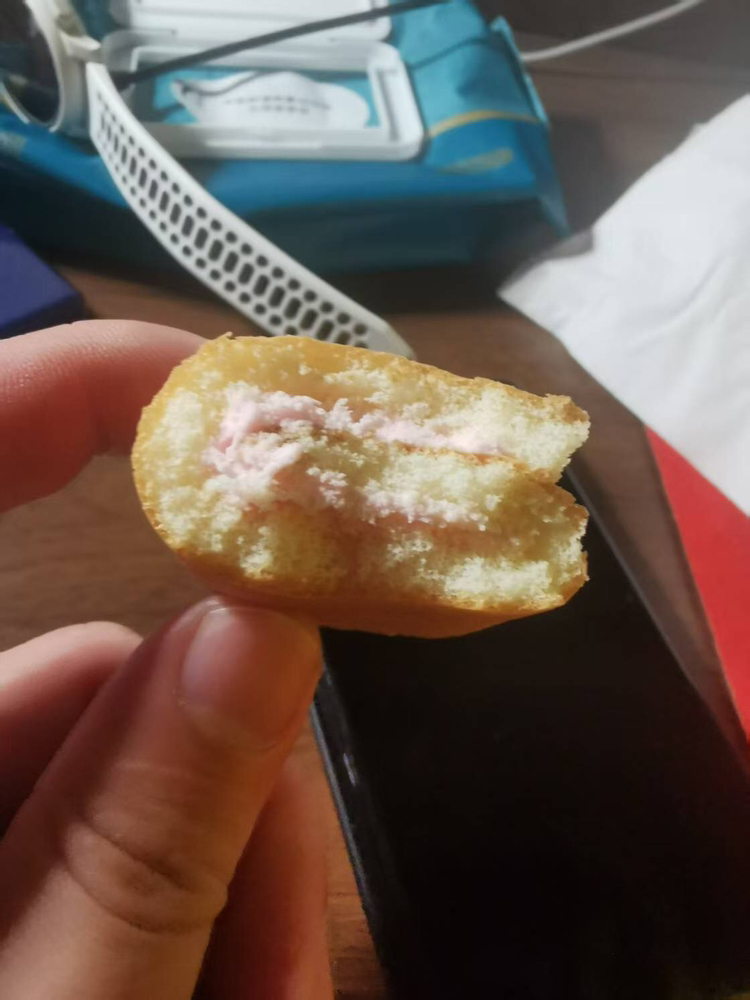 盼盼瑞士卷早餐面包休闲零食营养糕点小吃下午茶点心草莓味240g -单包晒单图