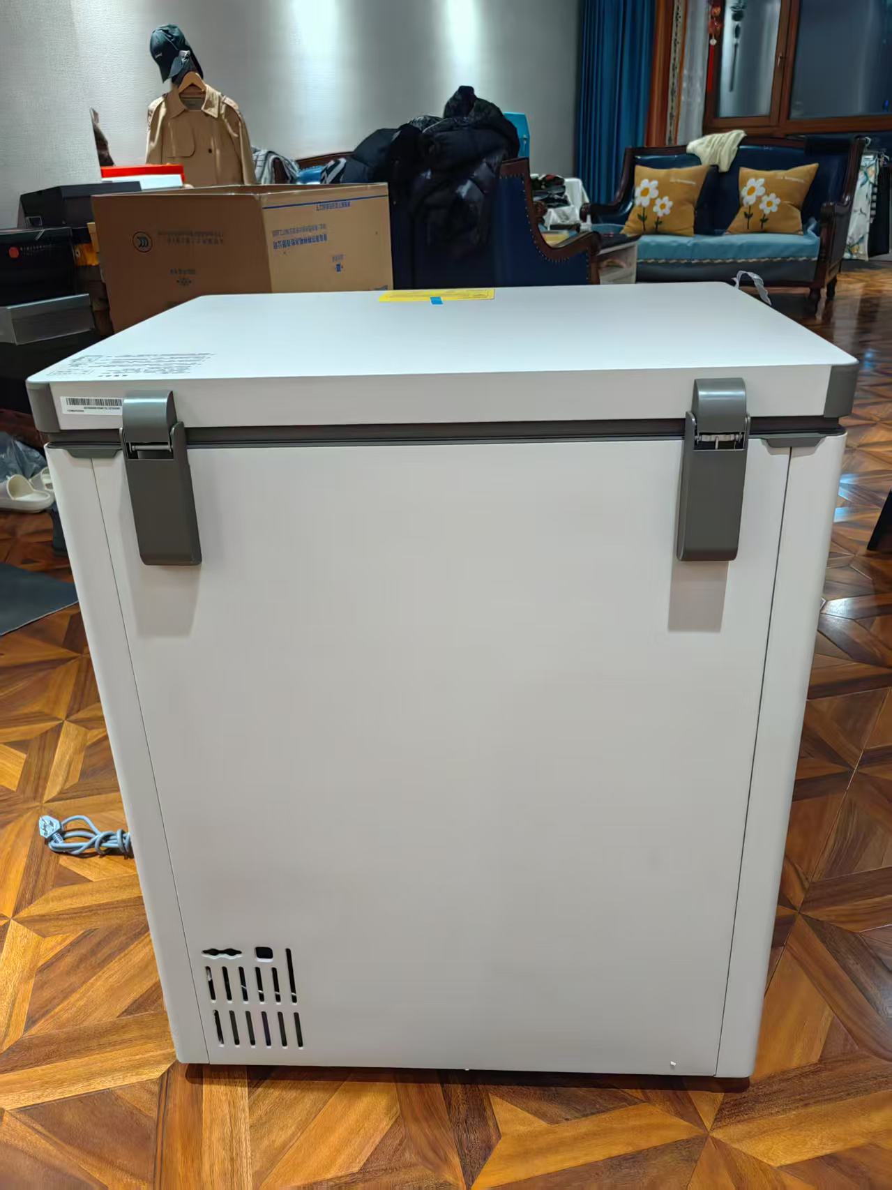 海尔(Haier)132升家用卧式冰柜冷柜小冰箱 PCM内胆 深冷速冻一级能效BC/BD-132WGHEG9DA晒单图