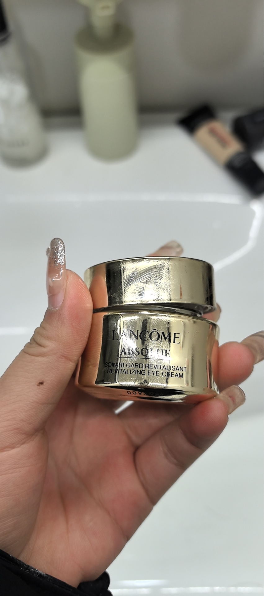 兰蔻(LANCOME)菁纯眼霜臻颜焕亮眼霜20ml 提拉紧致修护眼周肌肤淡化纹路晒单图