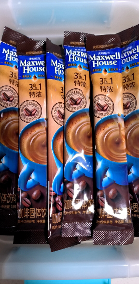 麦斯威尔三合一速溶咖啡3in1特浓650g(13g*50条)袋装晒单图