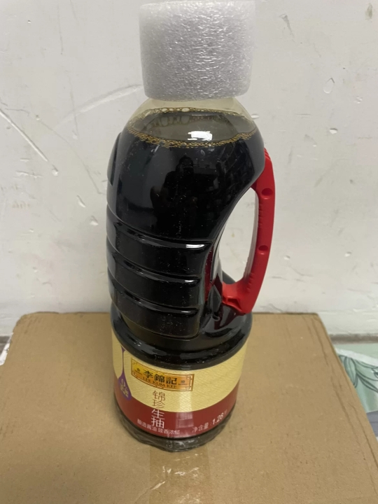 李锦记锦珍生抽1.28L/瓶生抽零添加防腐黄豆酿造剂凉拌炒菜蘸点酱油晒单图