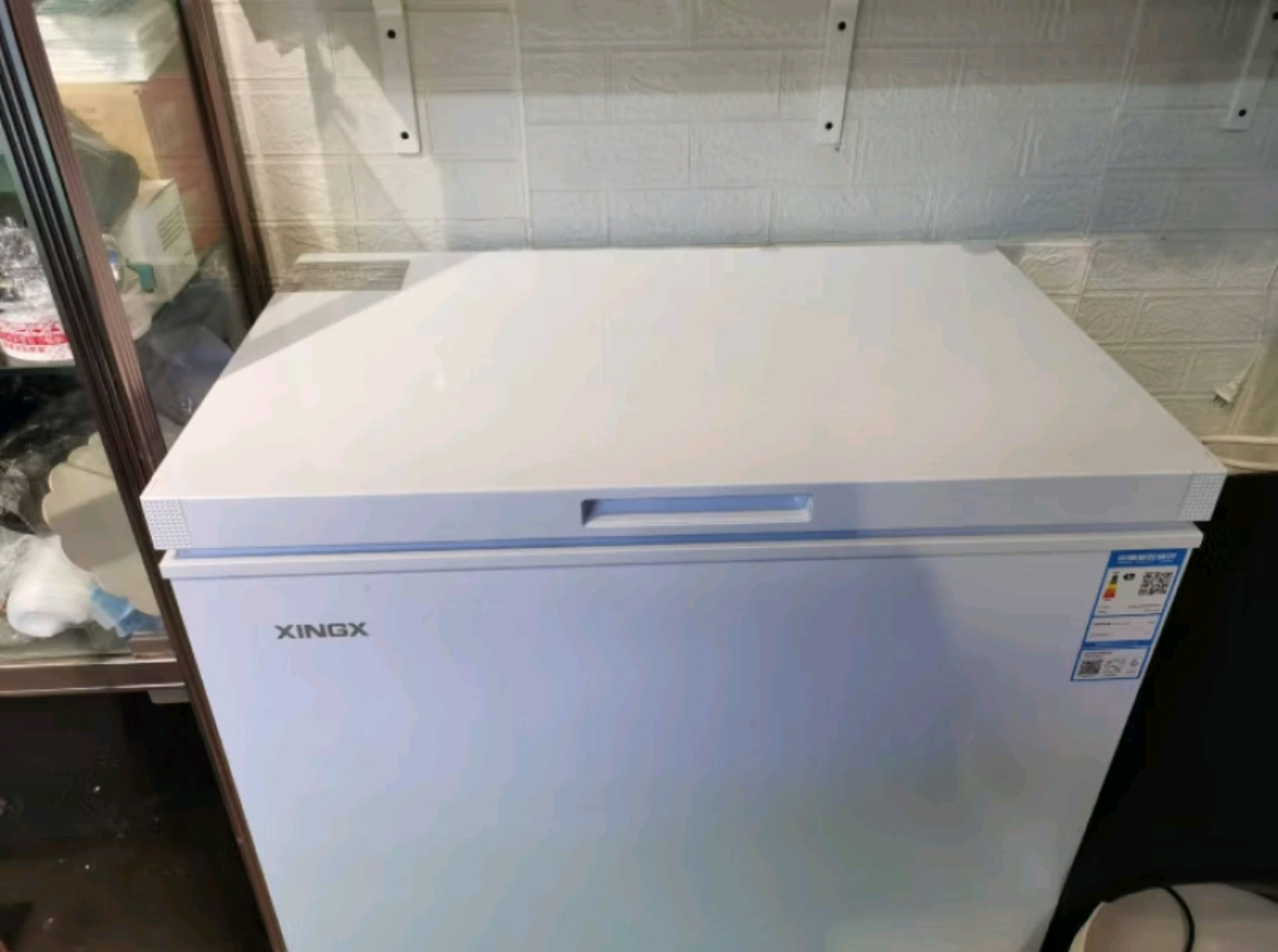 星星(XINGX)200升商用家用单温单箱低霜冰柜 冷藏冷冻转换冷柜 顶开门冰箱 断电保护BD/BC-200E晒单图