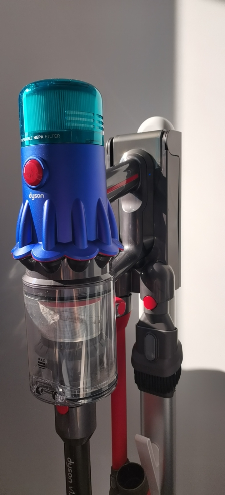 戴森(DYSON)吸尘器 V12 Detect Slim Fluffy 轻量无线吸尘器家用大吸力除螨晒单图