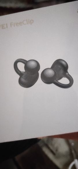 华为/HUAWEI FreeClip 耳夹耳机 开放式不入耳无线蓝牙耳机 稳固舒适佩戴 8小时连续播放 星空黑晒单图