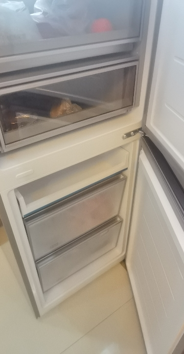 海尔(Haier)410升两门冰箱全空间保鲜科技 EPP超净 零距离自由嵌入式BCD-410WLHC214GXU1(灰)晒单图