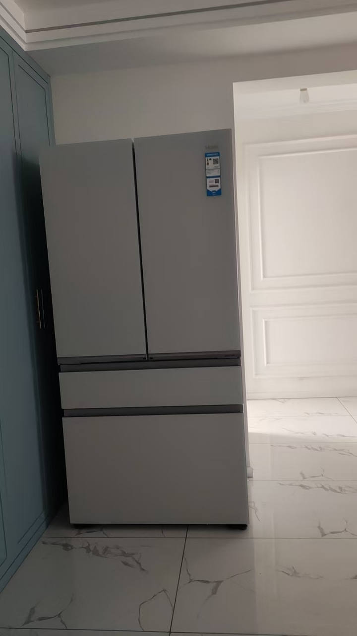 海尔(Haier)571升多门超薄零嵌冰箱 全空间保鲜 底置恒温保鲜 深冷锁鲜 BCD-571WGHFD2BW4U1晒单图