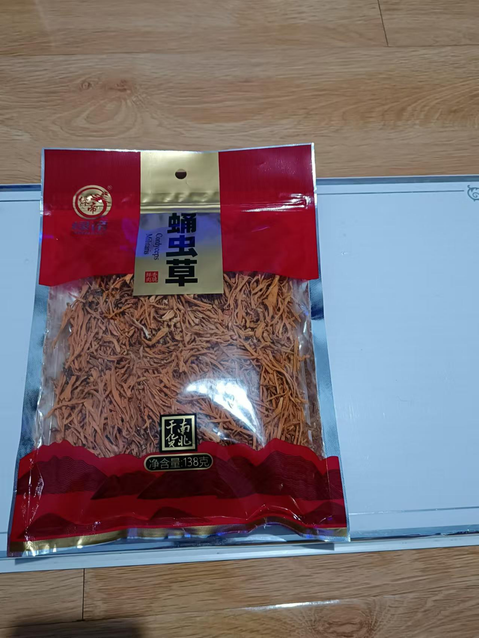 绿帝 蛹虫草138g 虫草花 南北干货 炖汤煲汤 火锅 菌菇晒单图