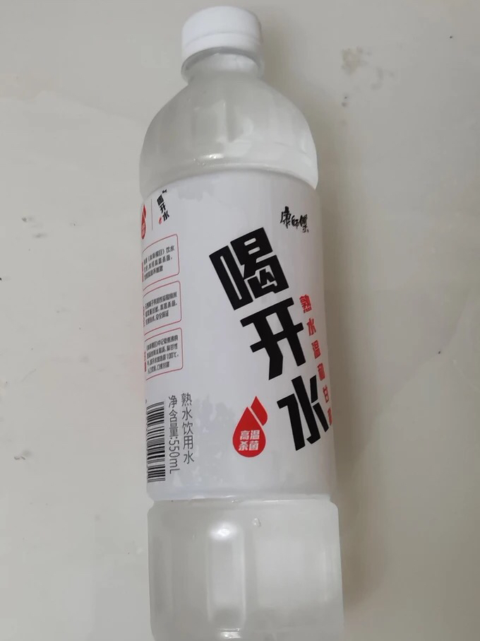 康师傅喝开水550ml*6瓶晒单图