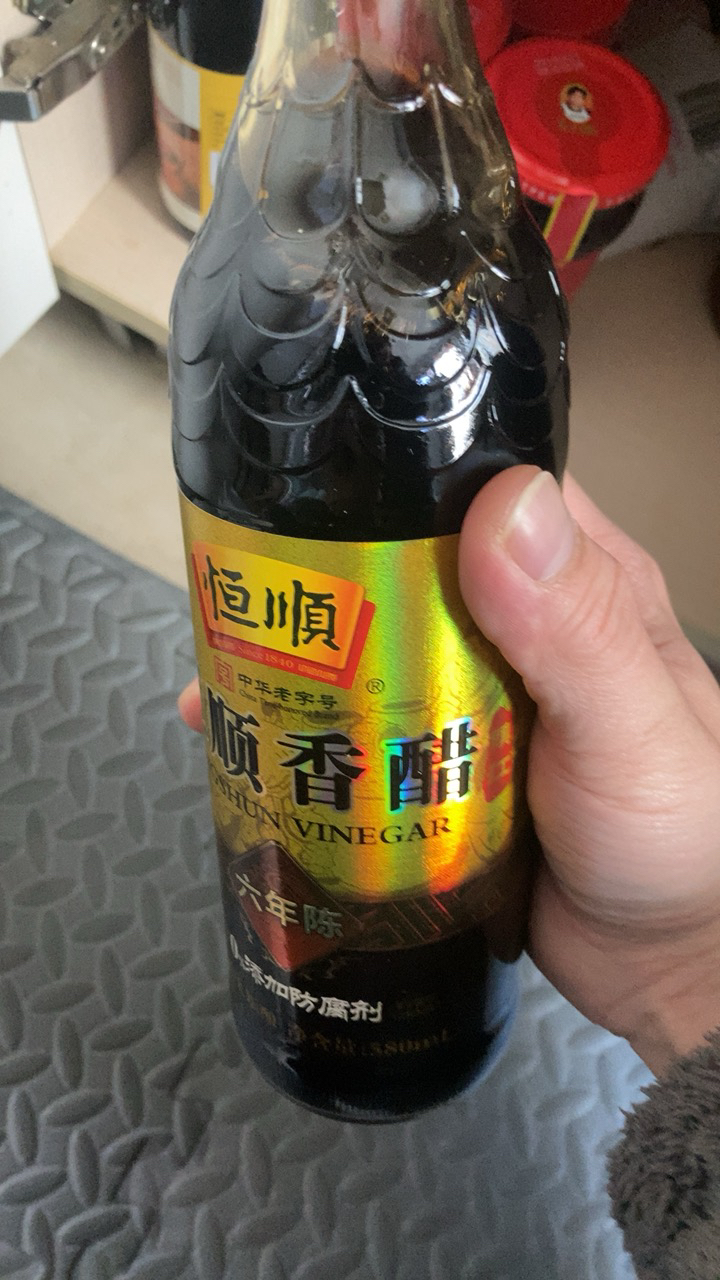 恒顺香醋六年陈580mL无保质期粮食酿造零添加食醋家用调味凉拌炒菜晒单图