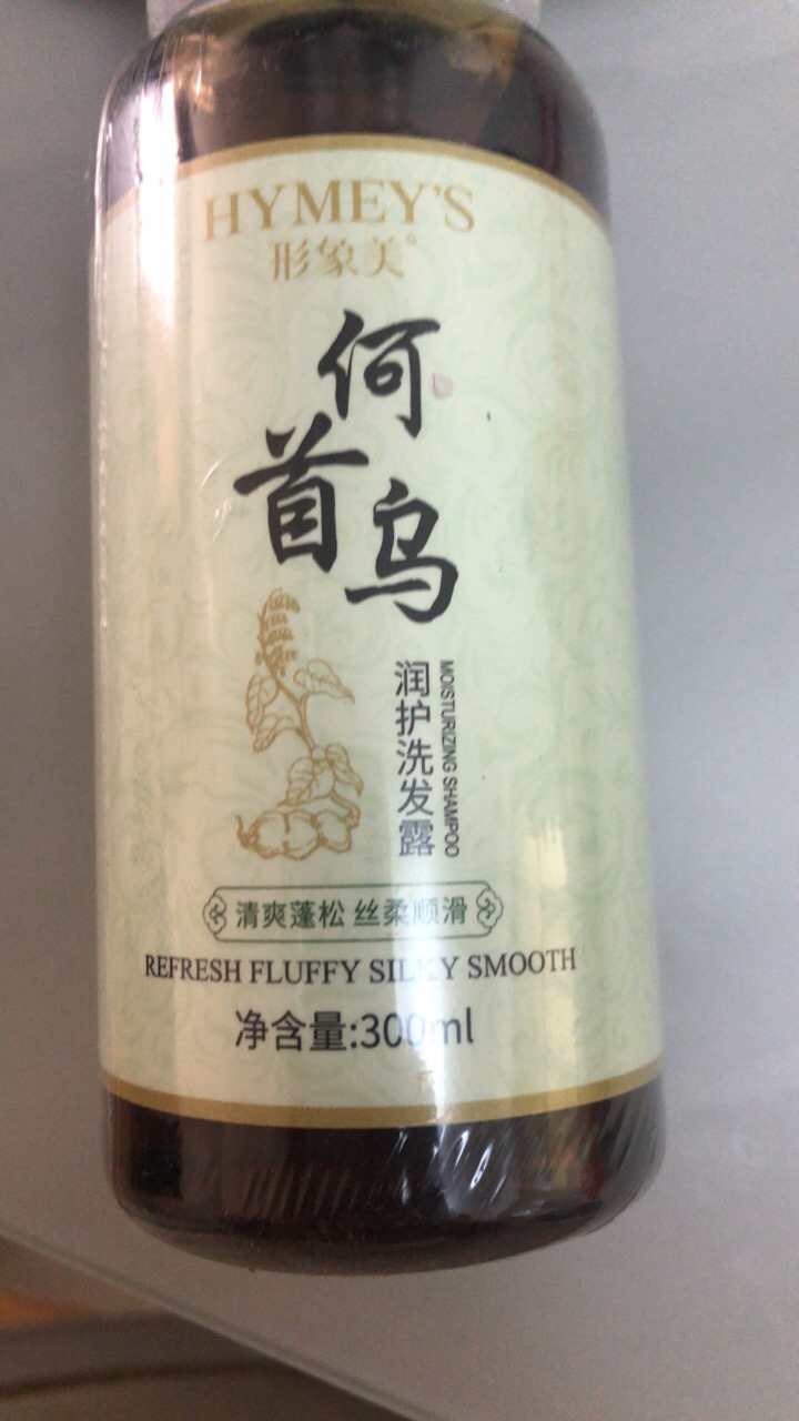 [3瓶装]形象美何首乌润泽补水保湿洗发水300ml 温和洁净清爽洗发露润发洗护晒单图