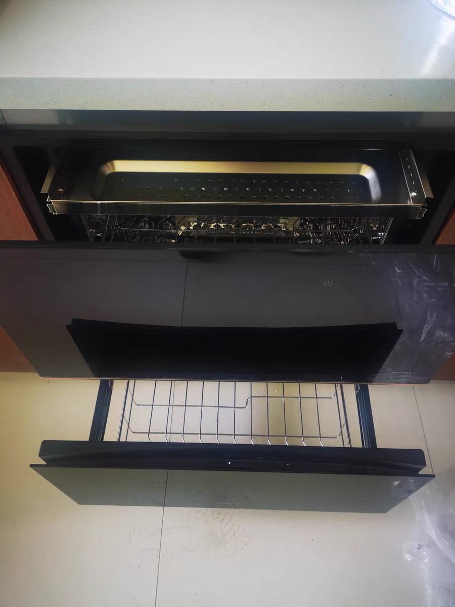 华帝(vatti)消毒柜家用 嵌入式消毒碗柜110L大容量两门三抽 二星紫外线0臭氧纯物理安全杀菌 母婴消毒i13040晒单图