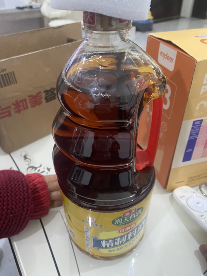 海天精制料酒1.9L家用去腥解膻牛肉羊肉烹饪调味品江南黄实惠装晒单图