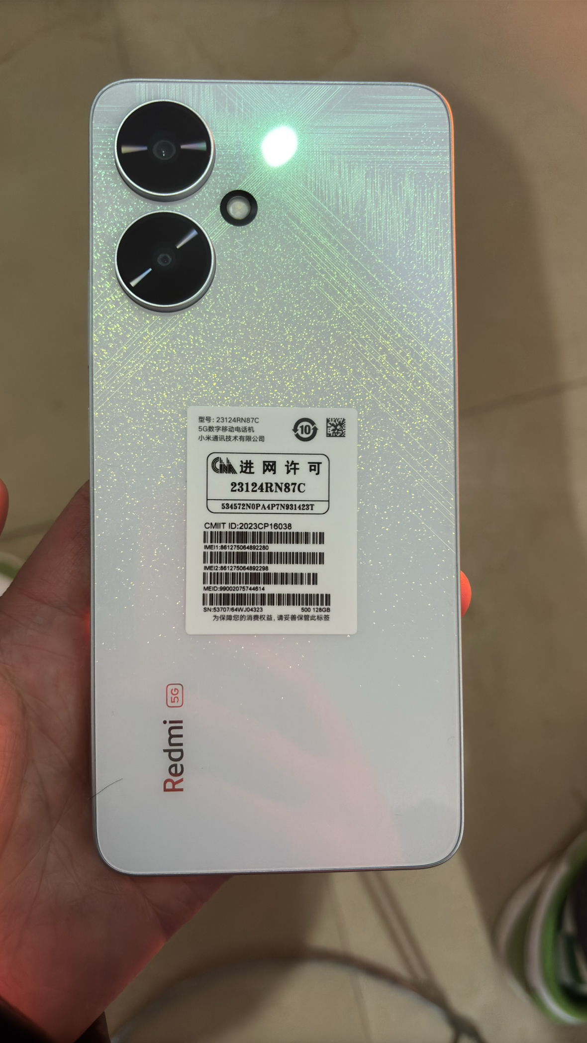 小米Redmi 13C 彩虹星纱 6GB+128GB 天玑6100+ 性能5G芯 5000万超清双摄 5000mAh长续航 智能手机 红米13C晒单图