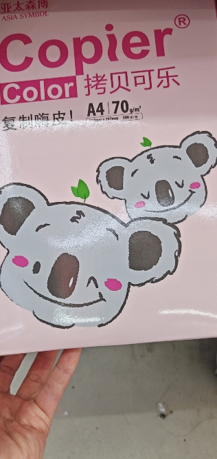 亚太森博70g/A4复印纸打印纸500张/包 5包/箱(共2500张)晒单图