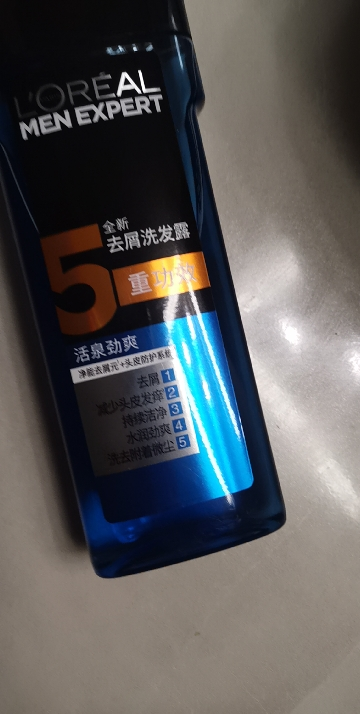 欧莱雅男士去屑洗发露活泉劲爽无硅油止痒控油清爽洗发水400ml晒单图