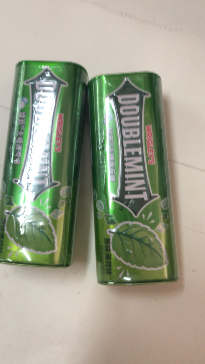 绿箭口香糖零食清凉糖果口气清新接吻清嘴含片无糖薄荷糖35粒*2盒铁盒晒单图