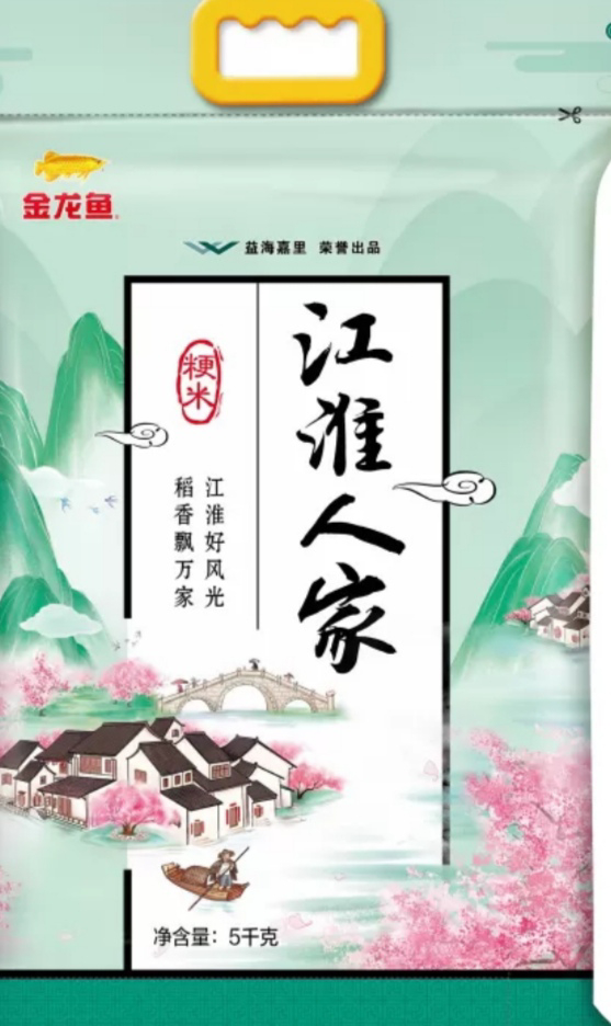 金龙鱼 大米江淮大米5kg一级粳米 10斤晒单图