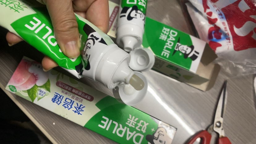 DARLIE好来(原黑人)初萃茶多酚牙膏茶倍健健齿防蛀160g*2支-白桃味晒单图