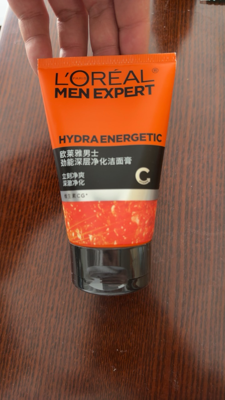 欧莱雅男士劲能深层净化洁面膏100ml(深层清洁 清爽 各种肤质 男士适用 洗面奶)晒单图