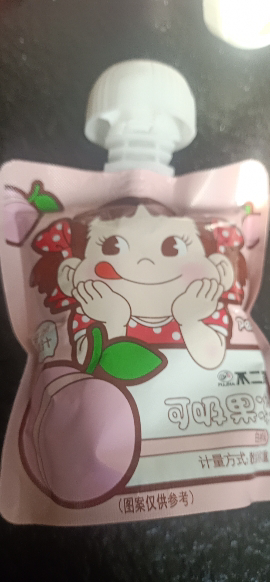 不二家吸吸果冻白桃味*6包卡通可爱儿童礼物可吸果冻幼儿园分小孩休闲零食品晒单图