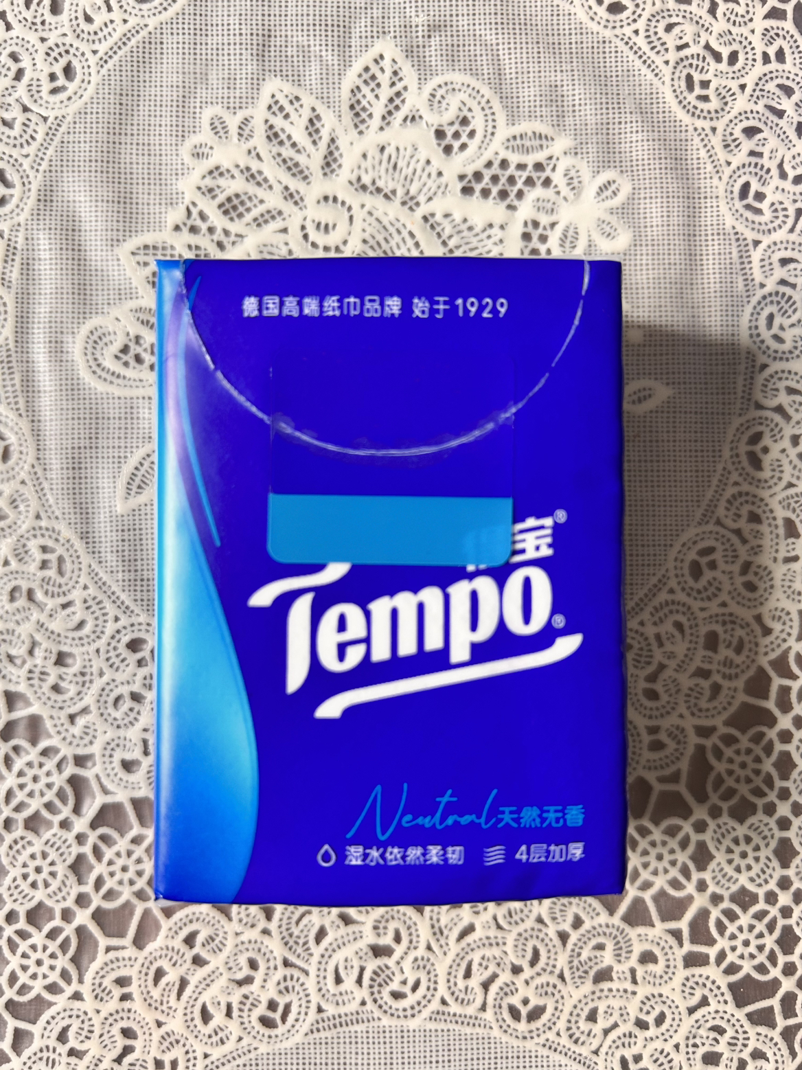 Tempo得宝经典无香迷你手帕纸7片36包纸巾 4层加厚外出迷你便携小包装无香卫生纸餐巾纸(新旧包装交替发货)晒单图