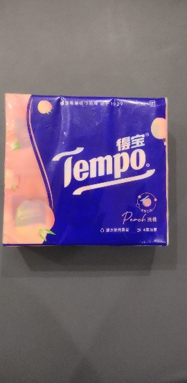 Tempo得宝甜心桃味迷你手帕纸7片12包纸巾 4层加厚外出迷你便携小包装有香卫生纸餐巾纸(新旧包装交替发货)晒单图
