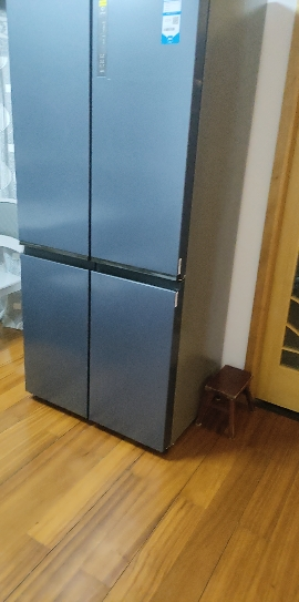 冰箱501升四开门风冷无霜变频新一级能效双循环超薄大容量冰箱双开门十字对开黑金净化除菌 501升黑金净化除菌晒单图