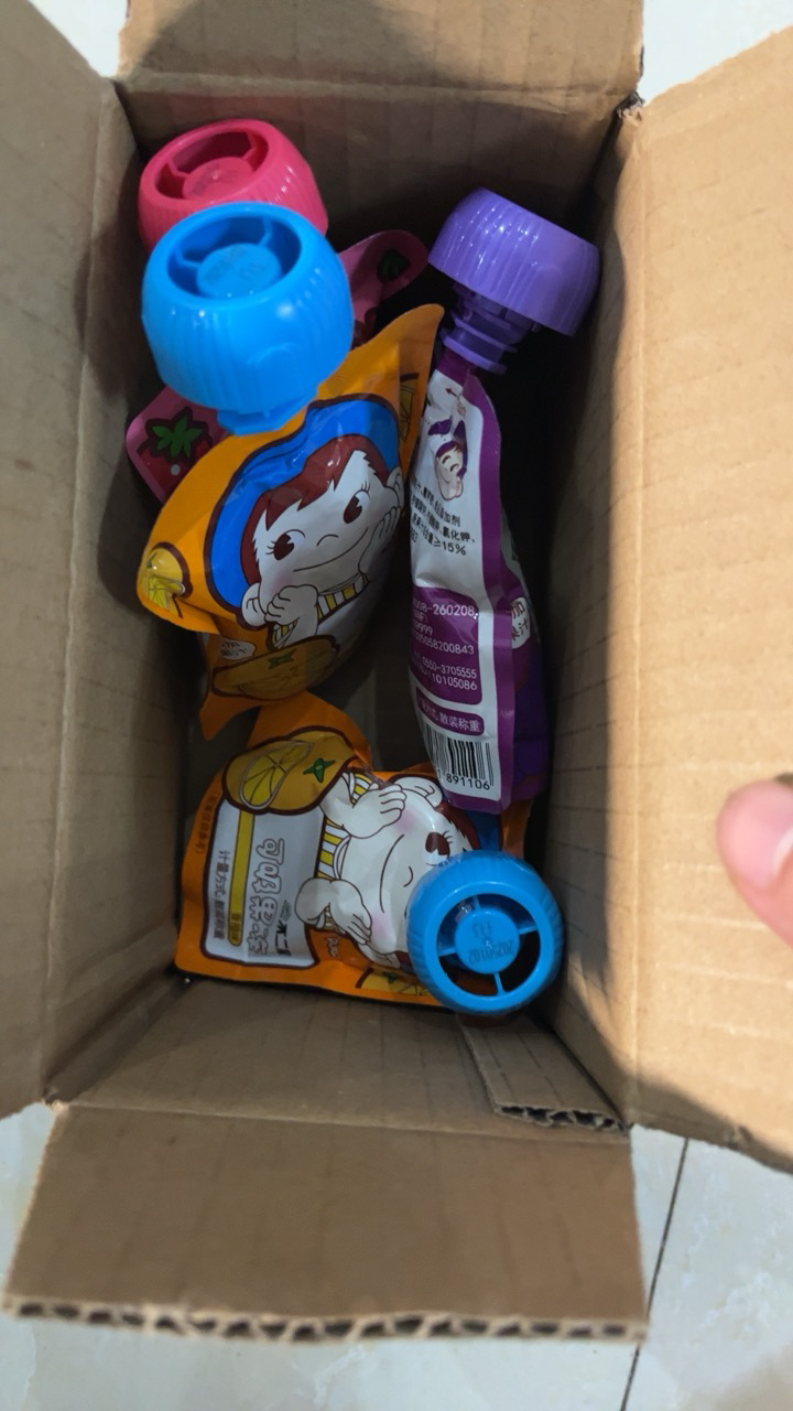 不二家吸吸果冻混合口味*6包卡通可爱儿童礼物可吸果冻幼儿园分小孩休闲零食品晒单图